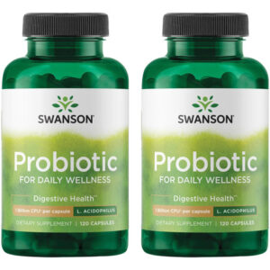 Suplemento Swanson Probiotic Digestive Health 1 Bilhão De Cf