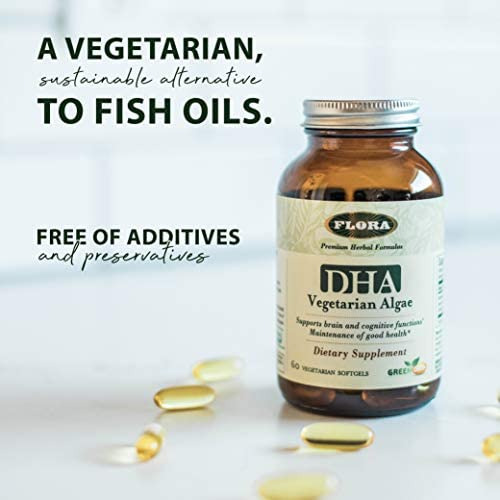 Flora - Algas Vegetarianas Dha, Rico Em Ômega-3, Não Ogm, 6 - Imagem 3