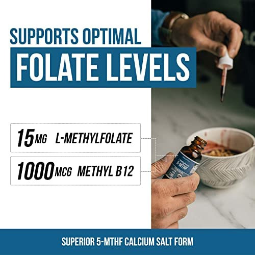 L Metil Folato 15mg Mais Cofator De Metil B12 - Força Profis - Imagem 5