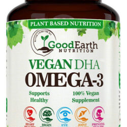 Suplemento Goodearth Nutrition Óleo De Algas Vegan Dha Omega