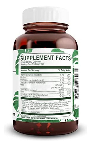 Natural Nutra Vitamina Complexo B Com Niacina, Ácido Pantotê - Imagem 2