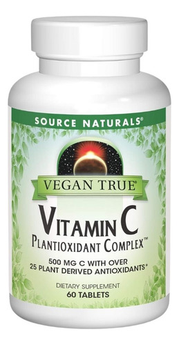 Complexo Pré-antioxidante De Vitamina C Verdadeiro Vegano 60 - Imagem 2