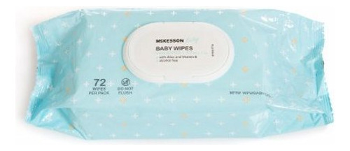 Baby Wipe Soft Pack, Sem Perfume, Pacote De 72 Da Mckesson - Imagem 2