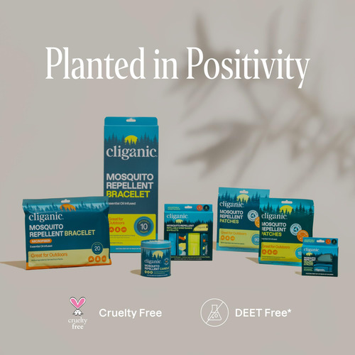 Pacote Repelente De Mosquitos Cliganic, 4 Pulseiras E 8 Reca - Imagem 7
