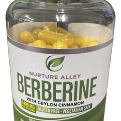Suplemento Nurture Alley Berberina Hcl 1200 Mg + Canela 200