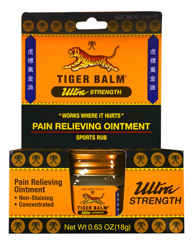 Tiger Balm Pomada Ultra Forte Para Alívio Da Dor 18g - Imagem 5