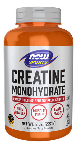 Creatina Monohidratada Em Pó 8 Oz (227 G) Da Now Foods