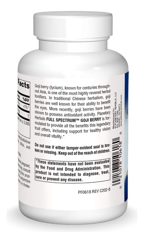 Ervas Planetárias Goji Berry Full Spectrum 700mg, Elixir Bot - Imagem 2