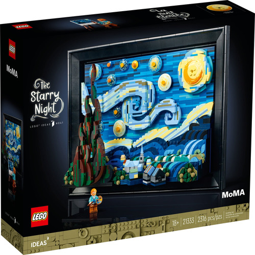 Lego Vincent Van Gogh A Noite Estrelada 21333 - Imagem 2