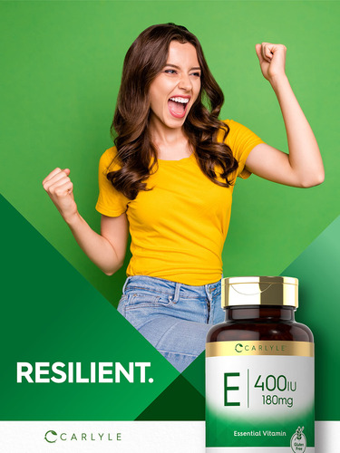 Suplemento Carlyle Vitamin E 400 Ui Cápsulas De Gelatina 300 - Imagem 6