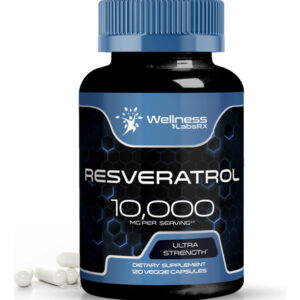 Suplemento Wellness Labarx Resveratrol 10000 Mg Cápsulas C12