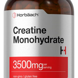 Suplemento Horbäach Cápsulas De Creatina Monohidratada 3500m