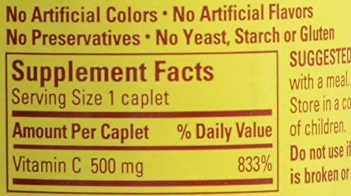 Nature Made Vitamina C 500 Mg Cápsulas 100 Ct - Imagem 12
