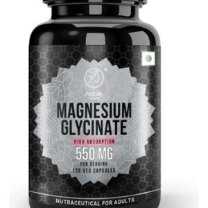 Glicinato De Magnésio De Alta Absorção 550mg - 120 Cápsulas