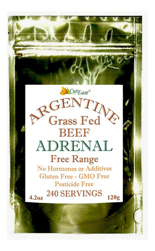 Adrenal Em Pó De Carne Argentina Alimentada Com Capim E Fina