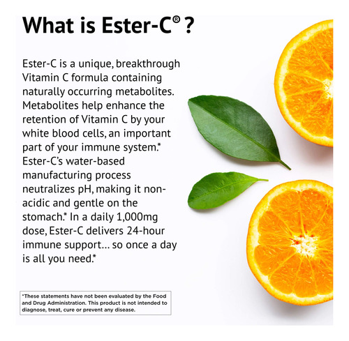 Suplemente American Health Ester-c Com Bioflavonóides Cítric - Imagem 3