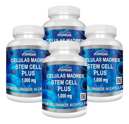 Suplemento Vitamisan Célula-tronco De Algas Verdes Azuis 100