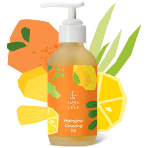 Limpador Facial Em Gel Luma & Leaf Hydraglow Com Ácido Hialu