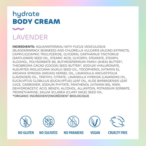 Creme Corporal Seaweed Bath Co. Hidrate Lavanda 180ml Para P - Imagem 3