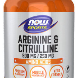 Arginina E Citrulina 500 Mg/250 Mg 120 Cápsulas | By Now Foo
