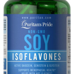 Puritans Pride Non-gmo Soy Isoflavonas 750 Mg, Pode Ajudar C