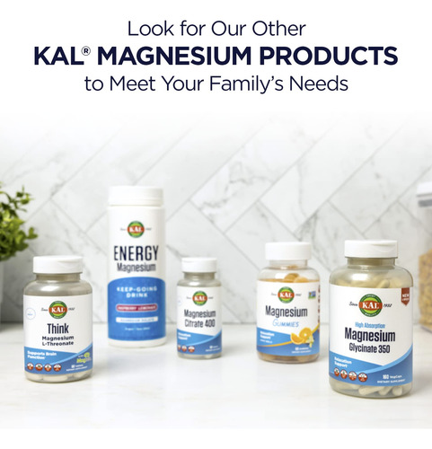 Suplemento Kal Magnesium Glicinate Activgels 315mg 90 Sofge - Imagem 6