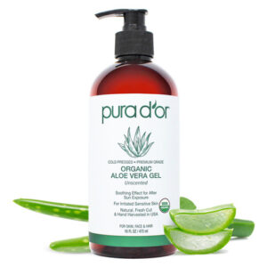Gel De Aloe Vera Pura D&quotor 473ml Orgânico Sem Perfume