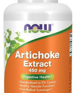 Extrato De Alcachofra Now Foods 450 Mg, Cápsulas Vegetais, 9