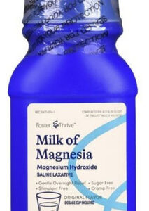 Leite De Magnésia Original De 12 Onças Da Foster And Thrive