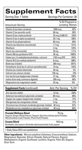 Suplemento The Honest Company Love The Bump Prenatal 30 Tabl - Imagem 5