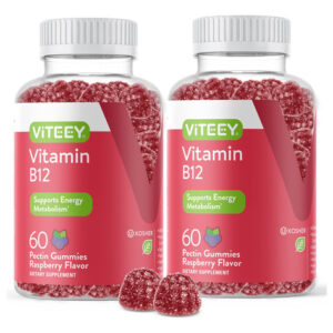 Suplemento Viteey Vitamin B12 Gummies 1000mcg Para Energia