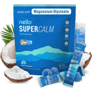 Mistura Para Bebida Em Pó Nello Supercalm, Coco Azul, L Tean