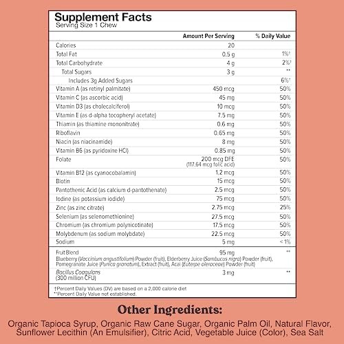 Multivitamínico Infantil Chewsy, Deliciosos Mastigáveis ??di - Imagem 2
