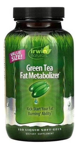 Metabolizador De Gordura De Chá Verde 150 Cápsulas Gelatinos - Imagem 2