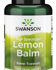 Erva-cidreira Full Spectrum 500 Mg 60 Cápsulas Da Swanson Vi