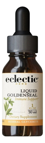 Goldenseal - Líquido De 1 Onça Sem Álcool Da Eclectic Herb - Imagem 2