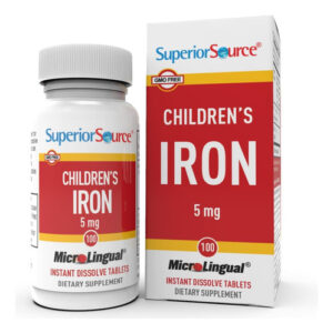 Suplemento De Ferro Superior Source Children 5 Mg 100 Compri