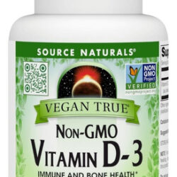 Vitamina D-3 Vegana Verdadeira E Não Transgênica 2.000 Ui 60