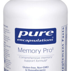 Pure Encapsulations Memory Pro | Fórmula Abrangente De Supor
