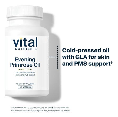 Suplemento Vital Nutrients Óleo De Prímula 1000 Mg 100 S - Imagem 3