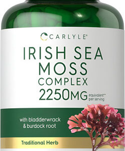 Suplemento Carlyle Irish Sea Moss 750 Mg 150 Cápsulas