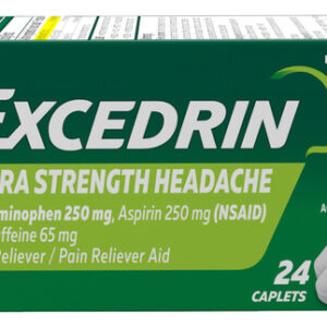 Comprimidos Para Alívio Da Dor Excedrin Extra Strength, 24 U