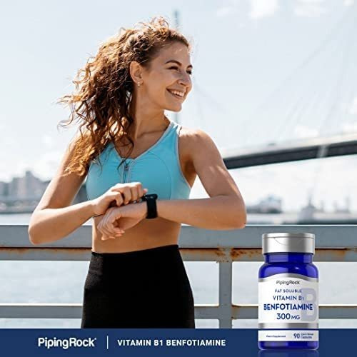 Piping Rock Benfotiamina 300 Mg | 90 Cápsulas | Suplemento D - Imagem 6