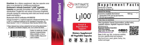 Suplemento Bluebonnet Nutrition Intimate Essentials Lj100 60 - Imagem 2