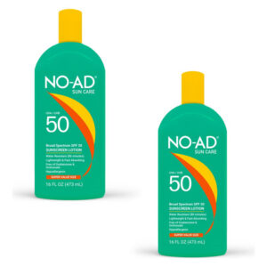 Loção De Proteção Solar No-ad Spf 50 Broad Spectrum 480ml X2