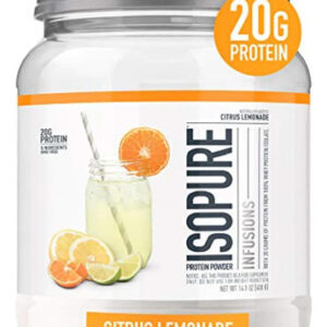 Proteína Em Pó Isopure, Proteína Isolada De Whey Transparen