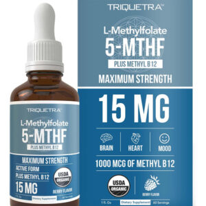 L Metil Folato 15mg Mais Cofator De Metil B12 - Força Profis