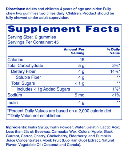 Suplemento De Fibra Phillips" Fiber Good Gummies 90 Unidades - Imagem 5