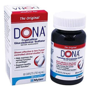 Sulfato De Glucosamina Cristalina Dona, 750 Mg, 60 Contagen