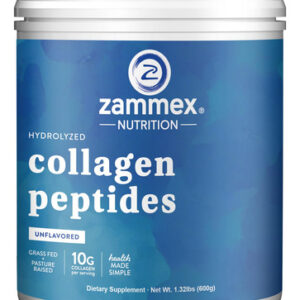 Peptídeos De Colágeno Em Pó Zammex 60 Porções 100% Alimentad